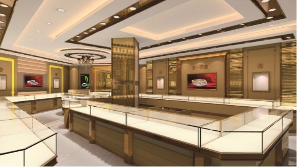 用半岛体肓官网装饰的黄金首饰店更加吸睛