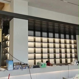 展厅前台半岛体肓官网装饰柜